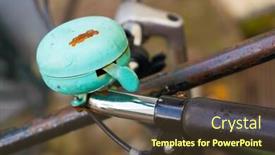  Presentation with dutch - Audience pleasing presentation design consisting of retro-bicycle-ring-on-old backdrop and a  colored foreground