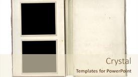  Presentation with vintage scrapbook - Beautiful PPT layouts featuring retro-blank-photo-frames backdrop and a lemonade colored foreground