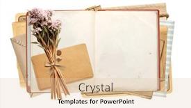  Presentation with vintage book - Presentation enhanced with retro-book-with-blank-pages background and a lemonade colored foreground