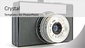  Presentation with 1940 - Cool new theme with retro camera backdrop and a light gray colored foreground