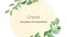  Presentation with green tree - Amazing presentation design having retro-card-with-cherry-tree backdrop and a cream colored foreground