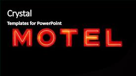  Presentation with neon - Amazing PPT theme having retro closeup isolated on solid backdrop and a  colored foreground