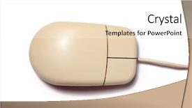  Presentation with retro - PPT layouts having retro computer mouse on white background and a white colored foreground