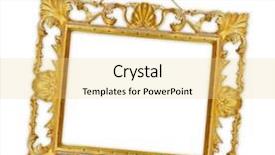  Presentation with retro - Colorful slide set enhanced with retro-frame-isolated-on-white backdrop and a blonde colored foreground