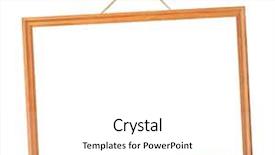  Presentation with rope - PPT theme enhanced with retro-frame-on-rope-isolated background and a white colored foreground