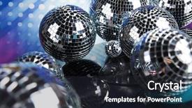  Presentation with music microphone radio mic retro - Audience pleasing slide set consisting of retro microphone and music background backdrop and a  colored foreground