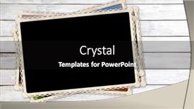  Presentation with retro - Audience pleasing presentation design consisting of retro-photo-on-wooden-boards backdrop and a black colored foreground