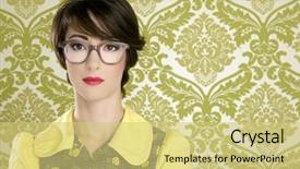  Presentation with 70s - Cool new presentation theme with colonnade and buildings in the vatican rome italy backdrop and a tawny brown colored foreground