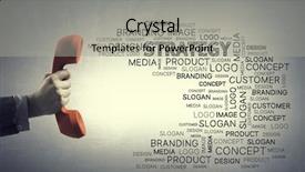  Presentation with global red - Audience pleasing PPT layouts consisting of retro red phone receiver backdrop and a  colored foreground