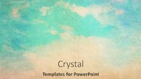  Presentation with painting old - PPT theme consisting of retro-sky-painting-pattern background and a lemonade colored foreground