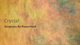  Presentation with painting old - Presentation featuring retro-sky-painting-pattern background and a yellow colored foreground