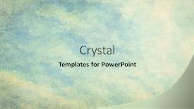  Presentation with painting old - Presentation with retro-sky-painting-pattern background and a soft green colored foreground