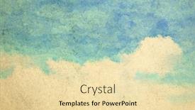  Presentation with painting old - PPT layouts consisting of retro-sky-painting-pattern background and a lemonade colored foreground