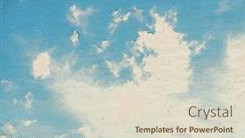  Presentation with old paper - Presentation featuring retro-sky-pattern-on-old background and a lemonade colored foreground