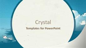  Presentation with old paper - Theme enhanced with retro-sky-pattern-on-old background and a cream colored foreground