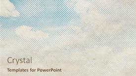  Presentation with old paper - PPT layouts with retro-sky-pattern-on-old background and a lemonade colored foreground