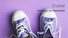 Presentation with tennis shoes - PPT layouts featuring retro-sneakers-tennis-shoes background and a light blue colored foreground