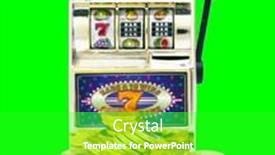  Presentation with green gold - Slide deck having retro-toy-slot-machine background and a shamrock green colored foreground