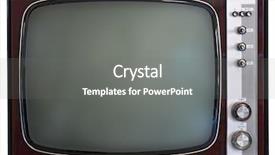  Presentation with black chalkboard vintage blackboard isolated - Cool new presentation theme with old tv - isolated image of vintage tv backdrop and a gray colored foreground