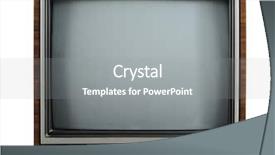  Presentation with television - Beautiful presentation featuring vintage television isolated backdrop and a gray colored foreground