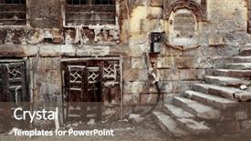  Presentation with cairo - Slide deck enhanced with retro urban - old wall of a cairo background and a tawny brown colored foreground