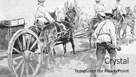  Presentation with engraving - Audience pleasing theme consisting of returning from the shooting range backdrop and a  colored foreground