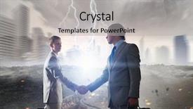  Presentation with media - Presentation theme featuring reunion boss - that is great deal mixed background and a light gray colored foreground