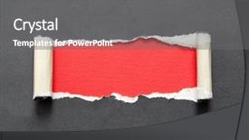  Presentation with black paper - Slide deck consisting of reveal - torn black paper revealing black background and a gray colored foreground