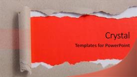  Presentation with reveal - Beautiful presentation featuring reveal red panel ideal backdrop and a red colored foreground