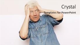  Presentation with old people - PPT layouts enhanced with revelation - lifestyle and people concept background and a lemonade colored foreground