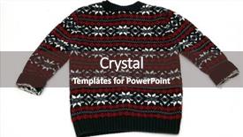  Presentation with woven - Slide deck having revenant - beautifully woven sweater isolated background and a tawny brown colored foreground