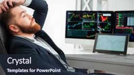  Presentation with workplace racism - Amazing slides having revenue performance - stressed tired young businessman sitting backdrop and a wine colored foreground