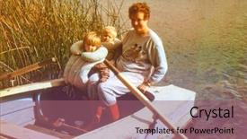  Presentation with film - Presentation design featuring reverse - vintage photo scanned reversal film background and a violet colored foreground