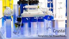 Presentation with cleaning - Amazing slide set having reverse osmosis water cleaning filter backdrop and a light blue colored foreground
