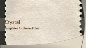  Presentation with postage - PPT theme enhanced with reverse side of a postage stamp background and a lemonade colored foreground