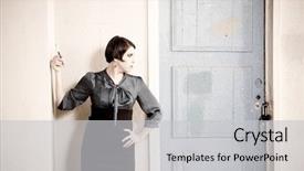  Presentation with review - Colorful slides enhanced with review 20-s xx century backdrop and a light gray colored foreground