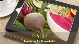  Presentation with recipe - Theme enhanced with  background and a  colored foreground