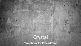  Presentation with concrete - PPT theme enhanced with revival - concrete wall texture used background and a gray colored foreground
