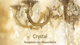  Presentation with revival - Colorful presentation theme enhanced with revival - vintage crystal chandelier details backdrop and a cream colored foreground