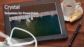  Presentation with civil engineering dam - Audience pleasing slide set consisting of caccing - river a diversion dam backdrop and a tawny brown colored foreground