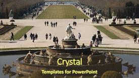  Presentation with versailles - Beautiful theme featuring revorution france - gardens of versailles backdrop and a tawny brown colored foreground