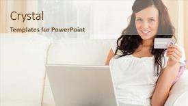  Presentation with living room - Beautiful theme featuring revue de direction - young woman holding a cup backdrop and a lemonade colored foreground