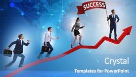 Presentation with business success biblical principles - Cool new PPT layouts with reward chart - businessman in success business concept backdrop and a  colored foreground
