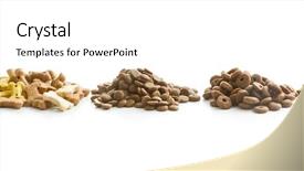  Presentation with foods - Colorful PPT theme enhanced with  backdrop and a  colored foreground