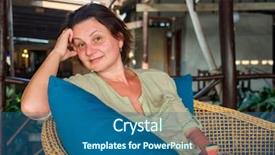  Presentation with middle ages - PPT layouts enhanced with reward heatlh - middle aged woman drinking watermelon background and a ocean colored foreground