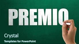  Presentation with rewards - Amazing theme having rewards recognition - prize in spanish backdrop and a forest green colored foreground