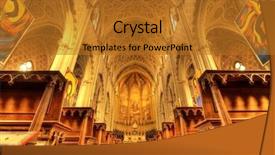  Presentation with childrens church - PPT theme having rewie - interior of san vittore church background and a  colored foreground