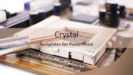  Presentation with motherboard - PPT theme enhanced with rework - motherboard repairing on white background background and a lemonade colored foreground