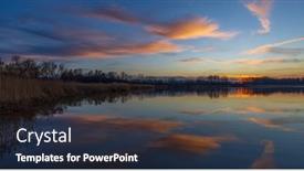  Presentation with czech republic - PPT layouts enhanced with rezabinec-pond-southern-bohemia-czech background and a  colored foreground