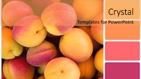  Presentation with apricot - Theme with rgb cmyk color - apricot background colour palette background and a yellow colored foreground